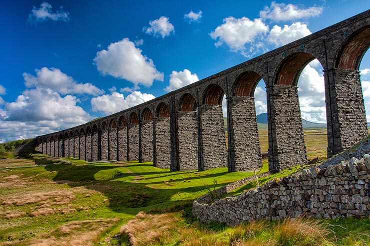 Ribblehead Viaduct in the Yorkshire Dales